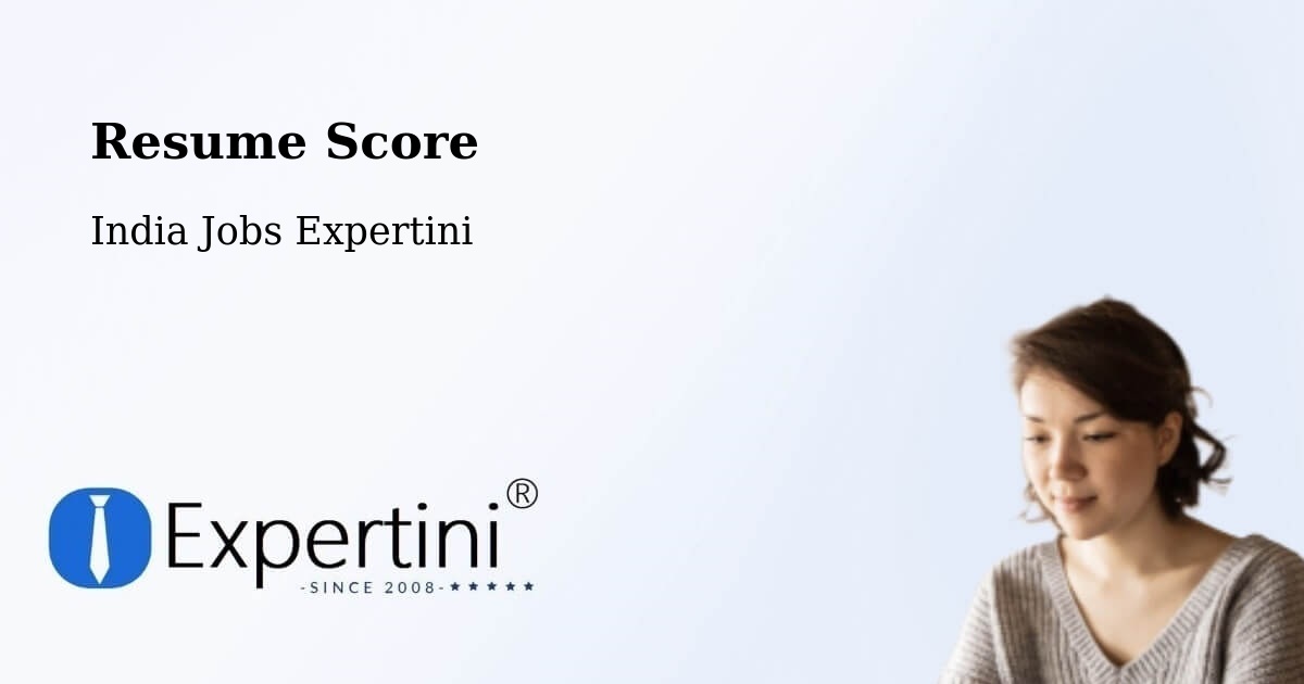 Resume Score & Job Description Match Tool – Gorantla - India Jobs Expertini